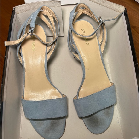 Nine West Light Blue Heels - Picture 2 of 7